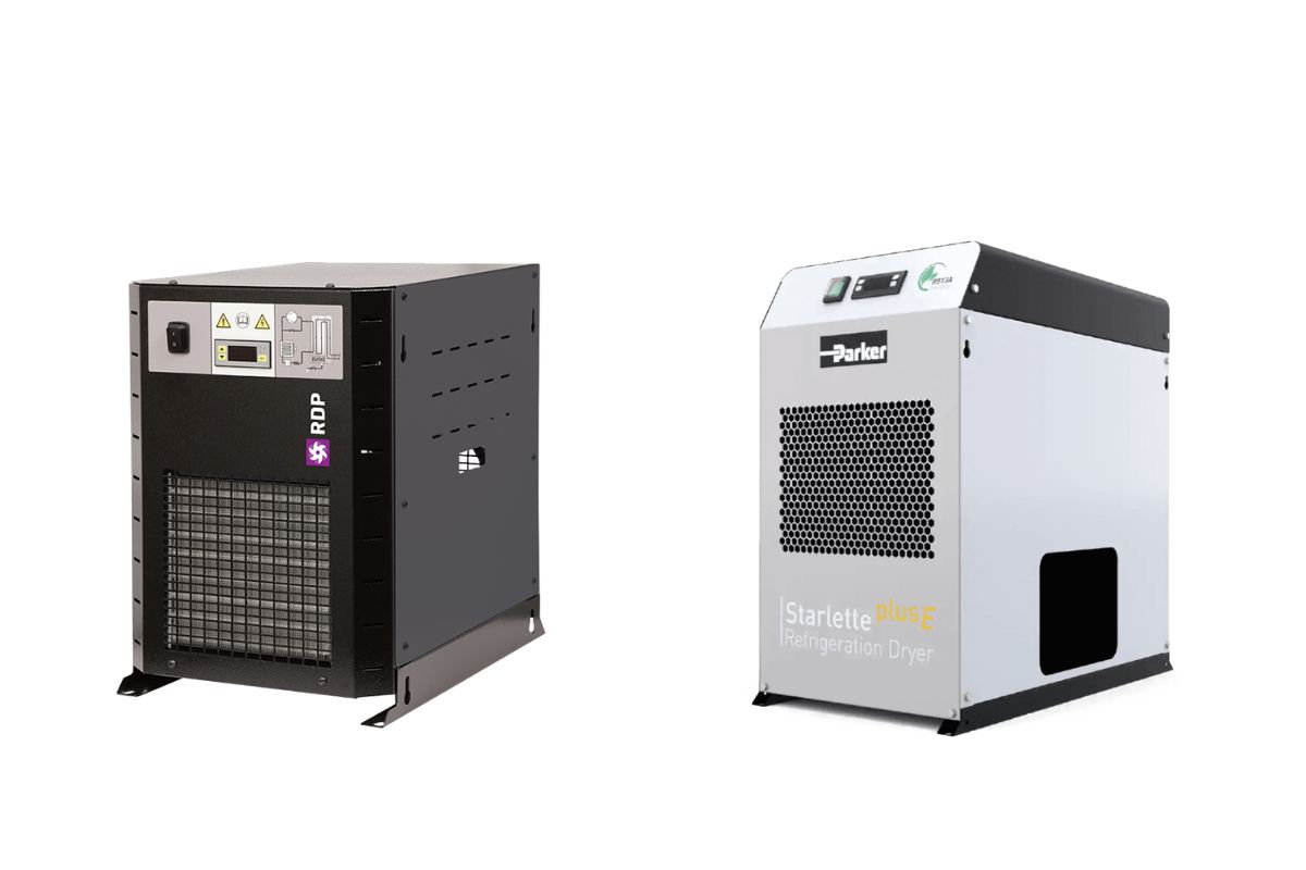 Cleveland Compressors' range of refrigerated air dryers